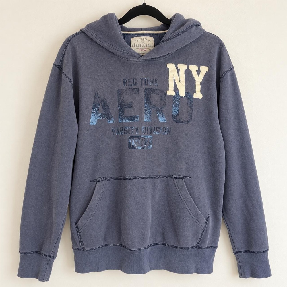 Aeropostale Y2K Style AERO NY Hoodie — Small